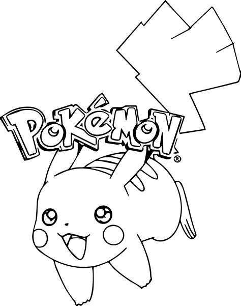 Pikachu Coloring Pages 8