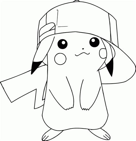 Pikachu Coloring Pages 9