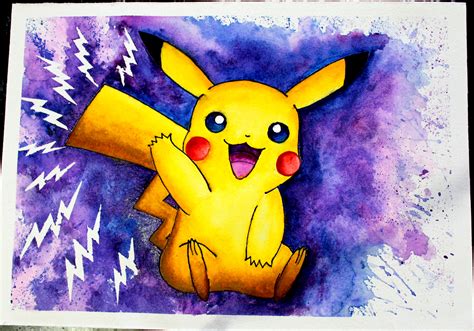 Pikachu paintings