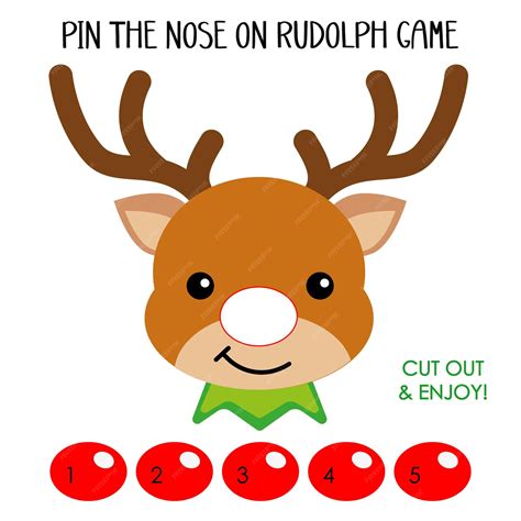 Pin The Nose On Rudolph