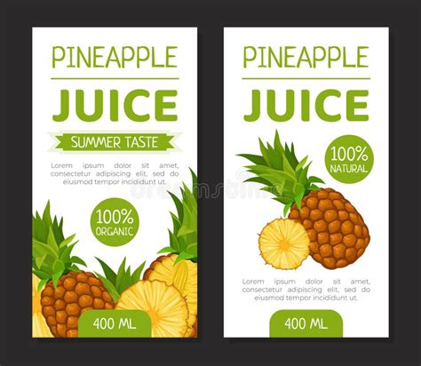 Pineapple Juice Label Templates