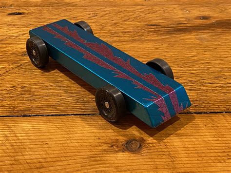 Description of Pinewood Derby Car Paint