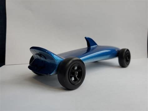 Pinewood Derby Shark Template