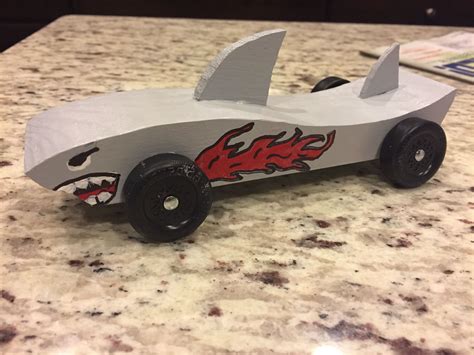 Pinewood Derby Shark Car Templates Free