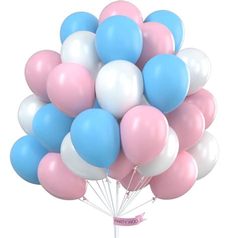 Pink and Blue Balloons