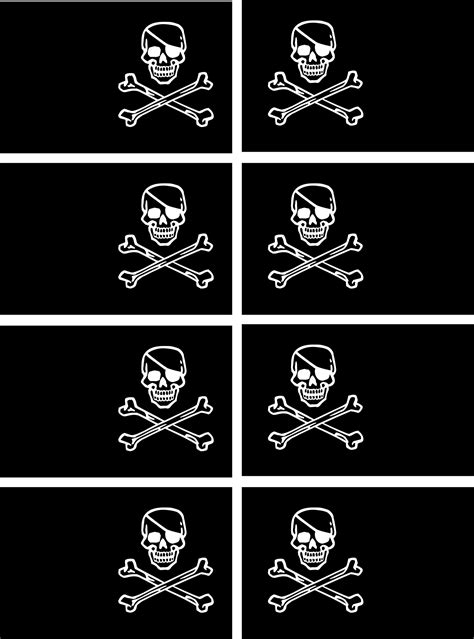 Pirate Flags Templates