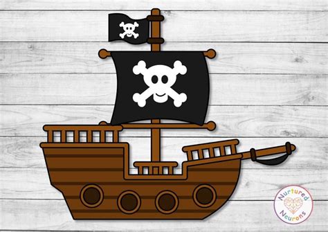 Pirate Ship Template