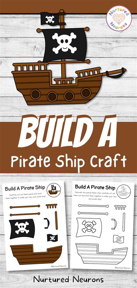 Pirate Ship Template 5