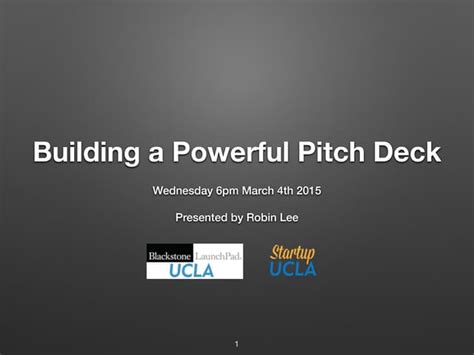 Pitch Deck Example