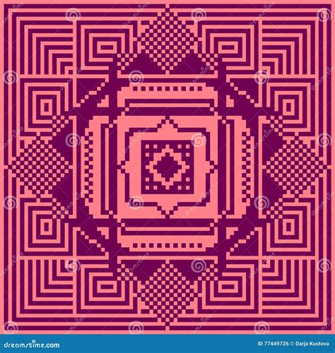 Pixel Art Geometric Patterns