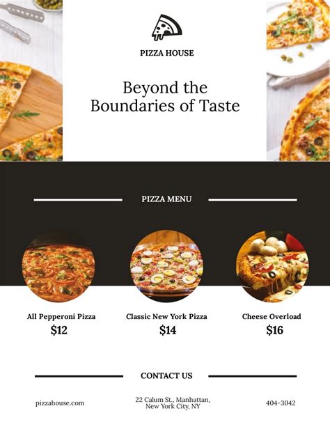 Customizing your pizza template