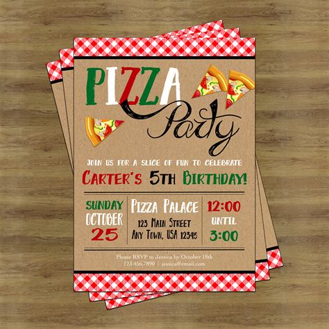 Pizza templates for special occasions and holidays