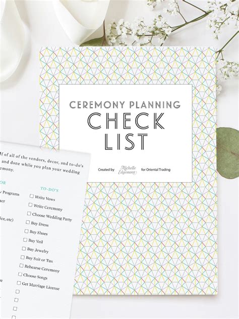 Planning the ceremony and creating an order of events