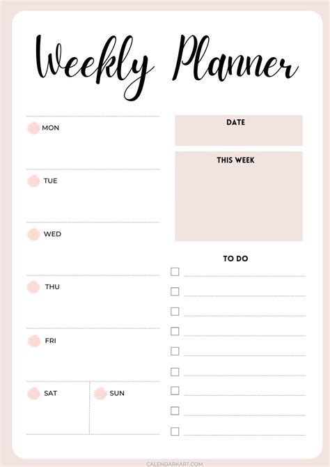 Planner printables