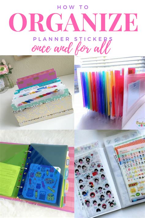 Planner Stickers Organization