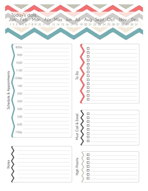 Planner Template Ideas