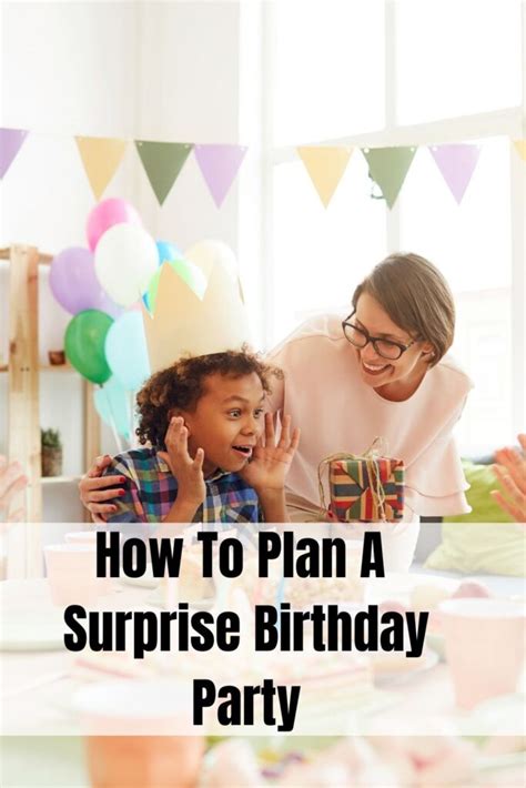 Planning a Surprise Party