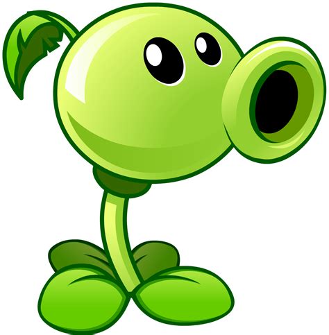 Peashooter coloring page