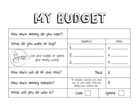 Play Money Budget