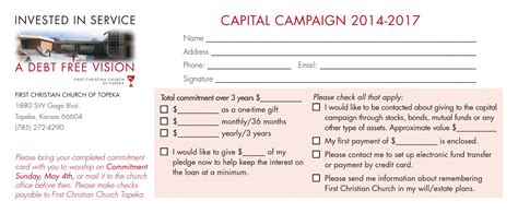 Pledge Card Campaign