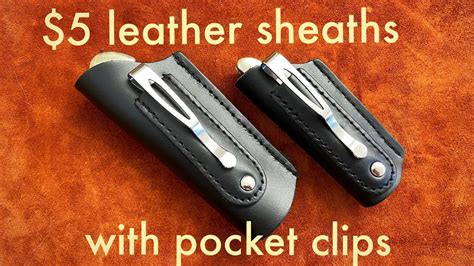 Pocket knife sheath accessories