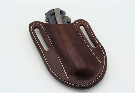 Pocket knife sheath care