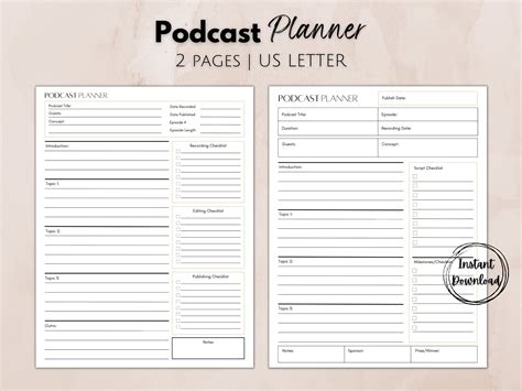 Podcast template 4