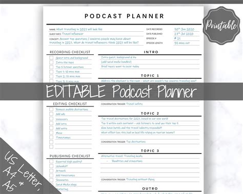 Podcast template 5