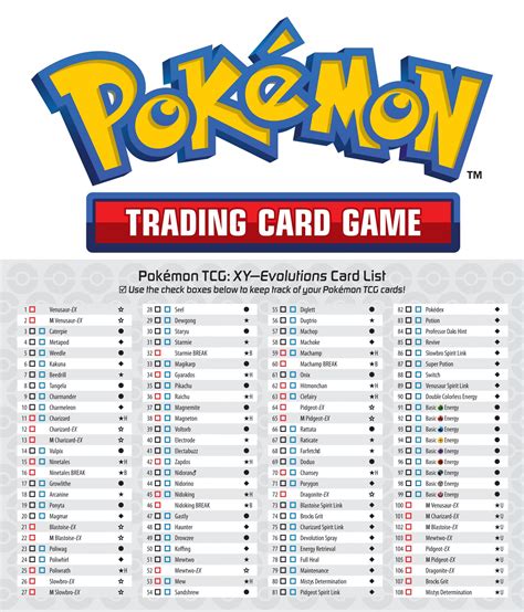 Pokemon Card Printable Guide