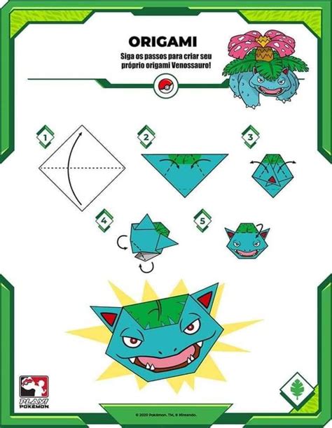 Pokémon Origami Prints