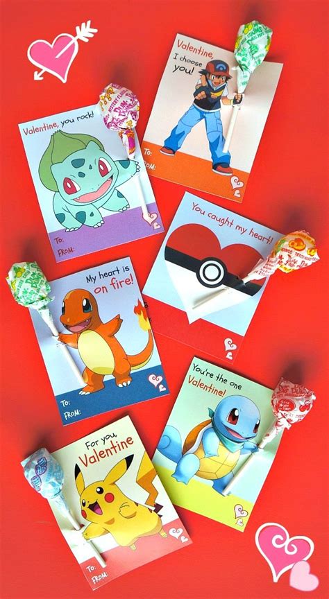 Pokemon Valentines Day Crafts