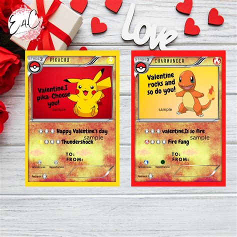 Pokemon Valentines Day Ideas