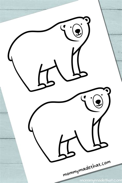 Polar Bear Templates