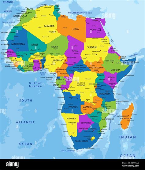 Political Africa Maps