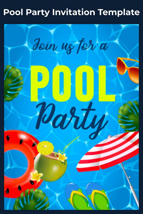 Pool Party Invitation Etiquette