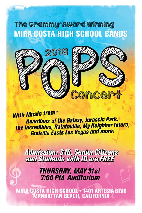 Pop Concert Poster Design