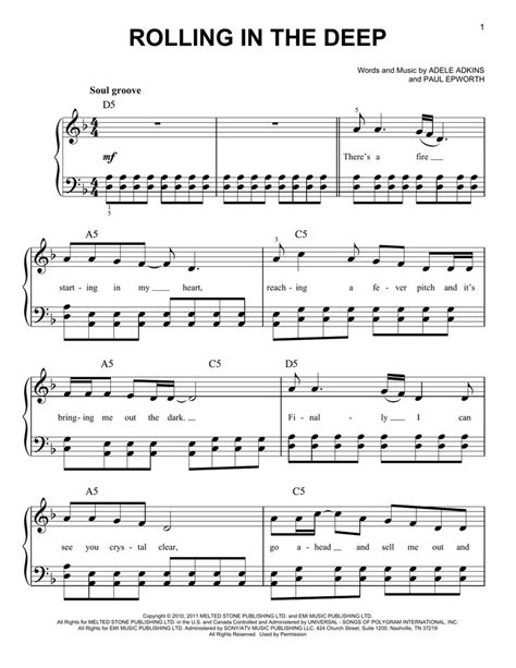 Pop Music Sheets