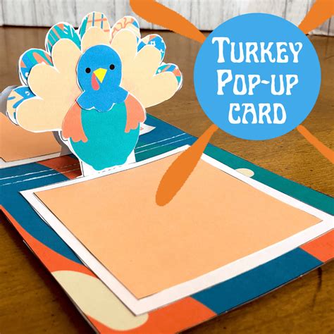 Pop-Up Turkey Card Template