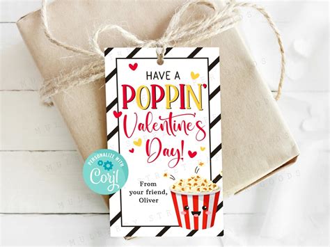 5 Poppin' Valentine Printables