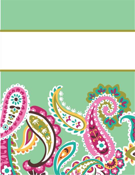 Popular Cute Binder Cover Designs