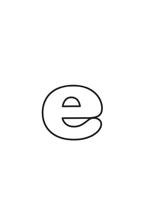 Popular Designs for Bubble Letter E Prints