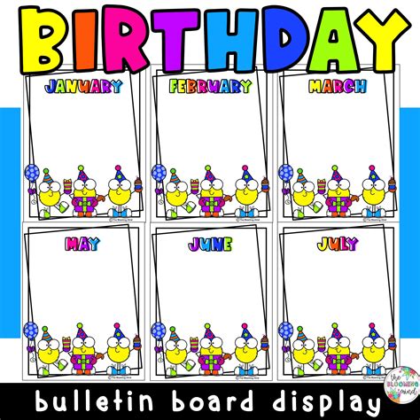 Popular Free Birthday Bulletin Board Printables