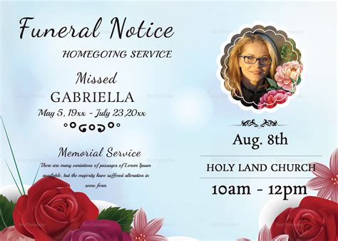 Popular funeral memorial video templates