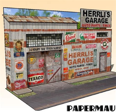 Popular Garage Diorama Templates