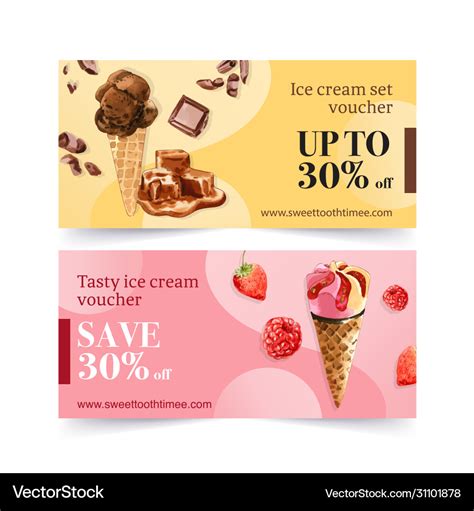 Popular Ice Cream Coupon Templates