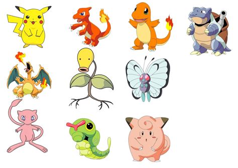 popular pokemon characters