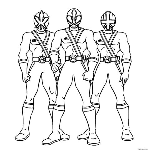 Popular Power Rangers characters to color