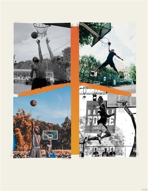 Popular Sports Photo Collage Designs