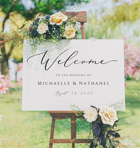 Popular Wedding Sign Templates