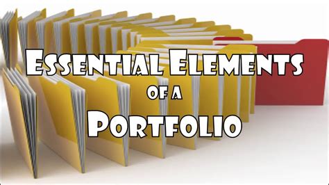 Key Elements to Include in a Portfolio